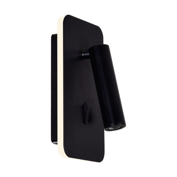 Private I LED Sconce With Matte Black Finish - Image 4