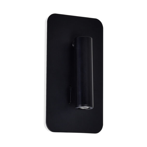 Private I LED Sconce With Matte Black Finish - Image 6