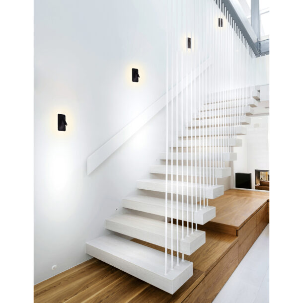 Private I LED Sconce With Matte Black Finish - Image 7