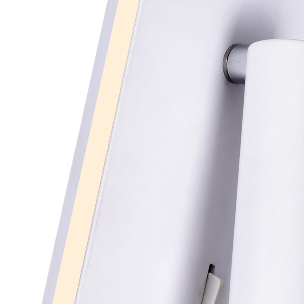 Private I LED Sconce With Matte White Finish - Image 3