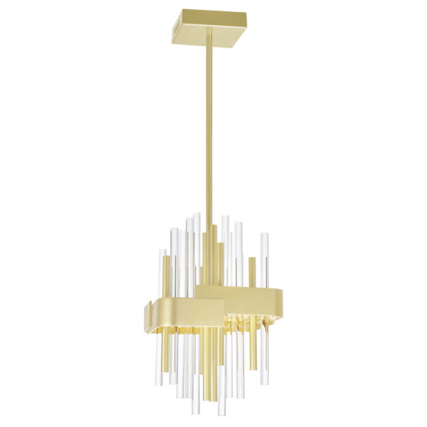 Millipede 8 in LED Satin Gold Mini Pendant - Image 5