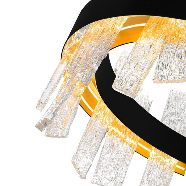 Guadiana 32 in LED Black Chandelier - Image 7