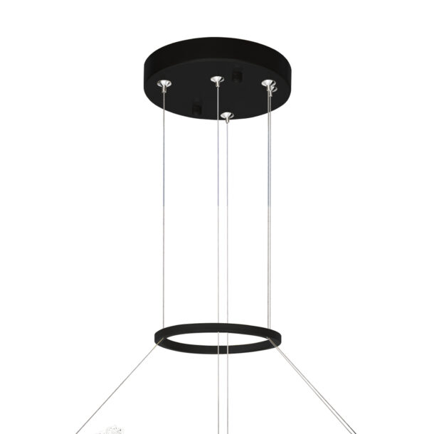 Guadiana 32 in LED Black Chandelier - Image 8