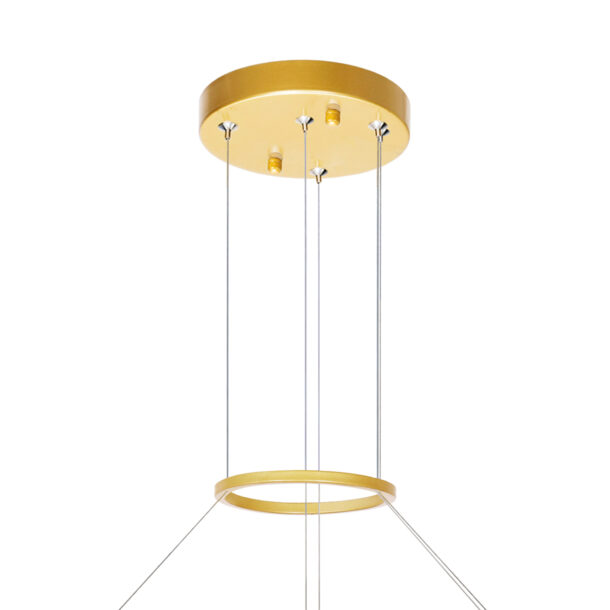 Guadiana 32 in LED Satin Gold Chandelier - Image 6