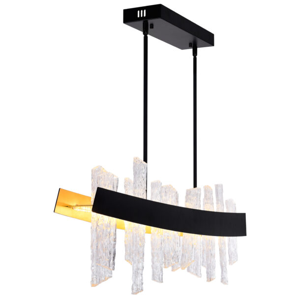 Guadiana 39 in LED Black Chandelier - Image 5