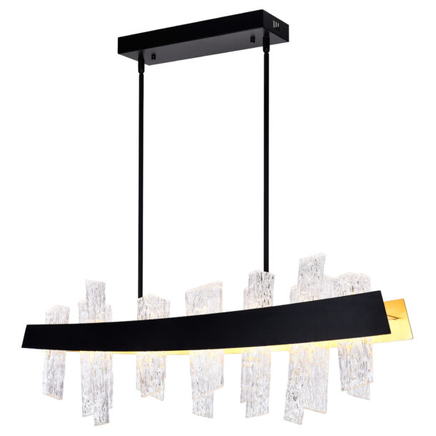 Guadiana 39 in LED Black Chandelier - Image 6