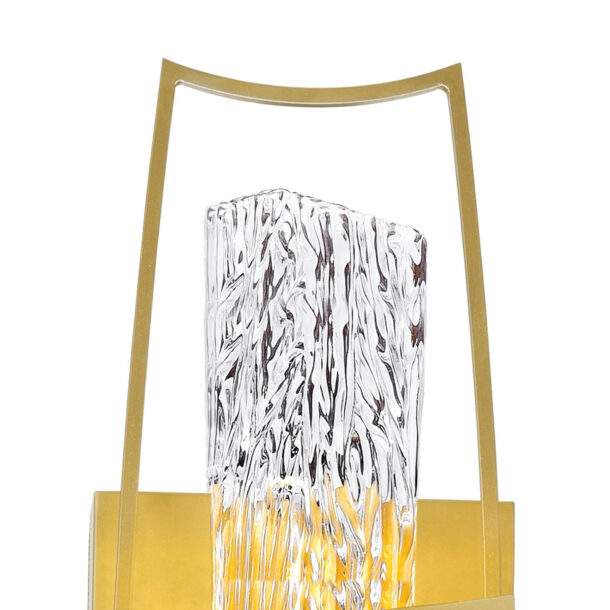 Guadiana 5 in LED Satin Gold Wall Sconce - Image 2