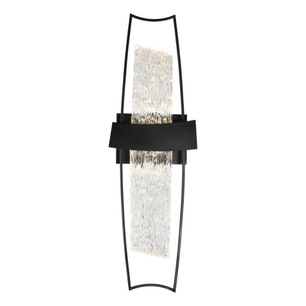 Guadiana Integrated LED Black Wall Light - Image 2