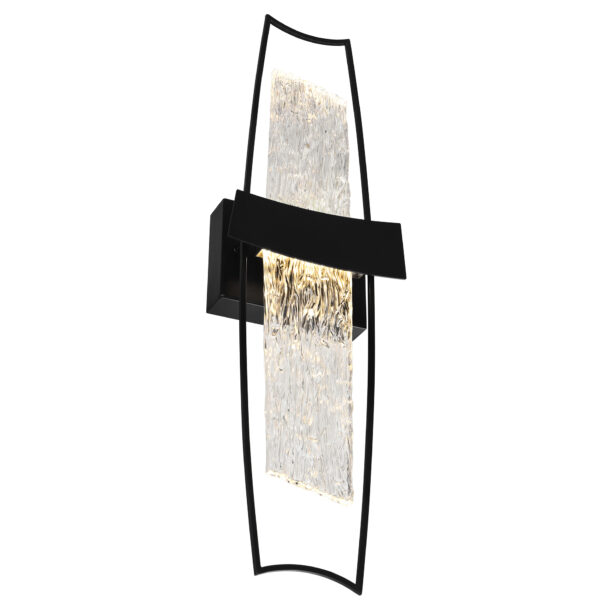 Guadiana Integrated LED Black Wall Light - Image 4
