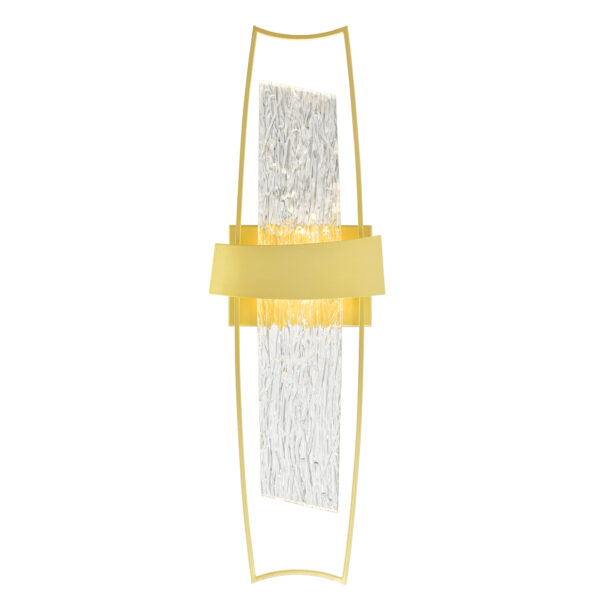 Guadiana Integrated LED Satin Gold Wall Light - Image 2