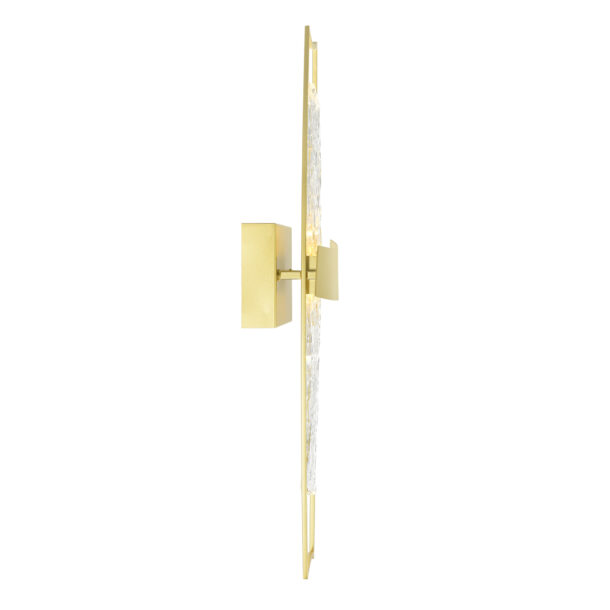 Guadiana Integrated LED Satin Gold Wall Light - Image 3