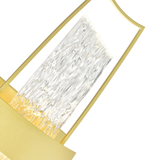 Guadiana Integrated LED Satin Gold Wall Light - Image 5
