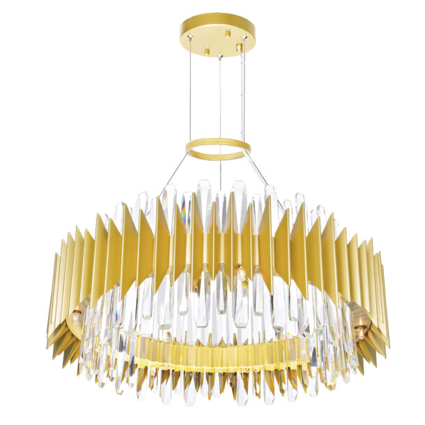 Cityscape 18 Light Chandelier With Satin Gold Finish - Image 2