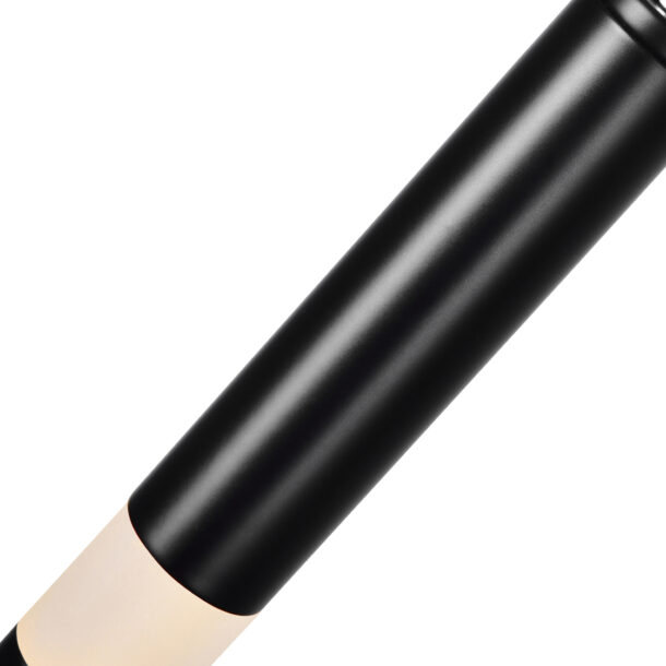 Flute 1 Light LED Pendant With Black Finish - Image 3