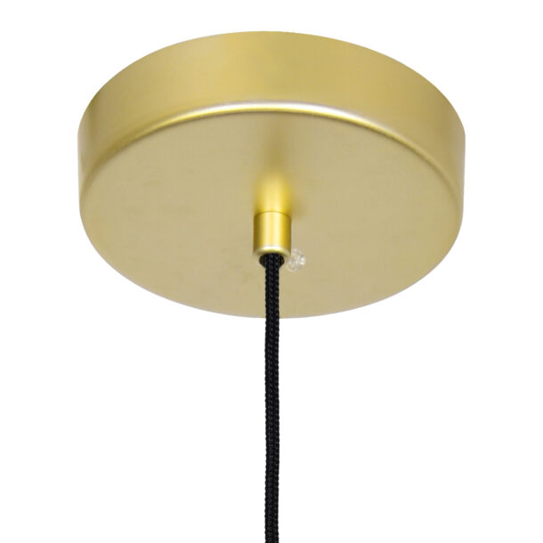 Lena LED Integrated Mini Pendant With Satin Gold Finish - Image 3