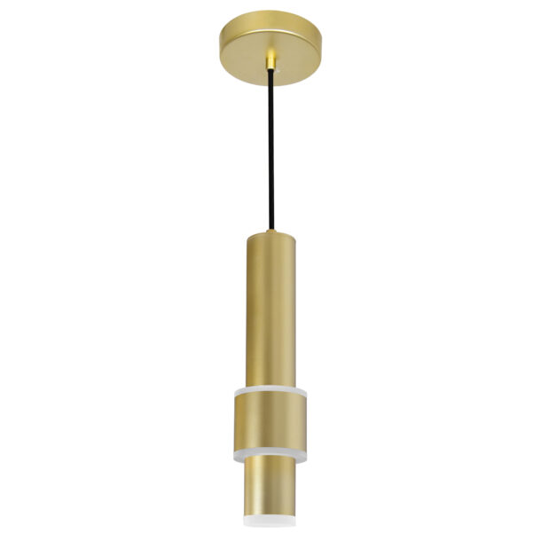 Lena LED Integrated Mini Pendant With Satin Gold Finish - Image 5