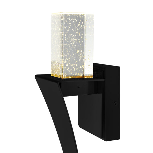 Catania LED Integrated Black Wall Light - Image 3