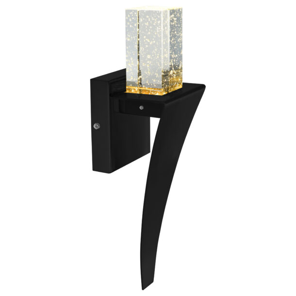 Catania LED Integrated Black Wall Light - Image 4