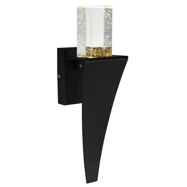 Catania LED Integrated Black Wall Light - Image 5