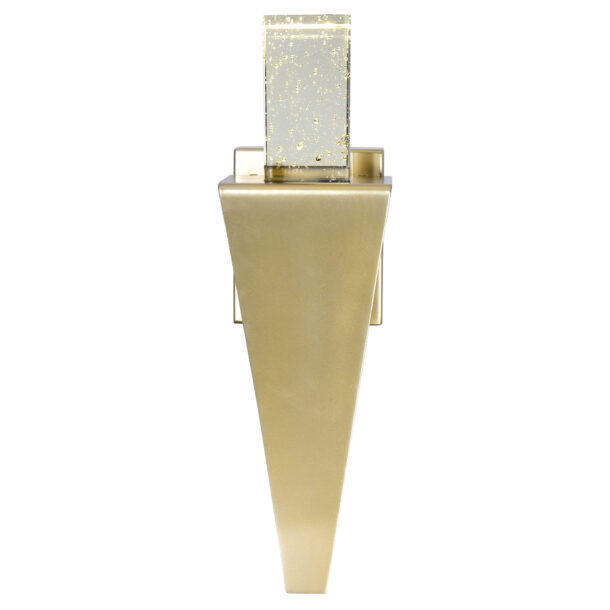 Catania LED Integrated Satin Gold Wall Light - Image 6