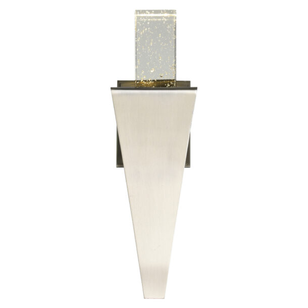 Catania LED Integrated Satin Nickel Wall Light - Image 4