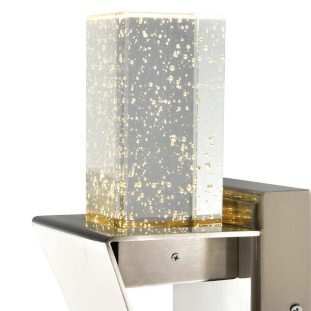 Catania LED Integrated Satin Nickel Wall Light - Image 5