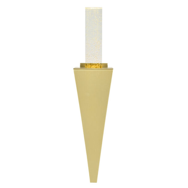 Catania Integrated LED Satin Gold Wall Light - Image 3