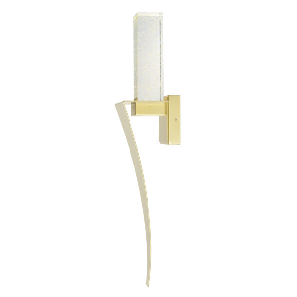 Catania Integrated LED Satin Gold Wall Light - Image 4