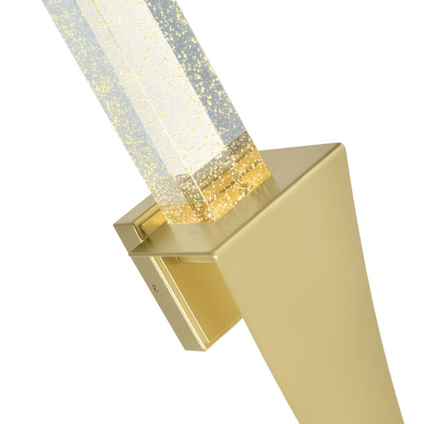 Catania Integrated LED Satin Gold Wall Light - Image 5