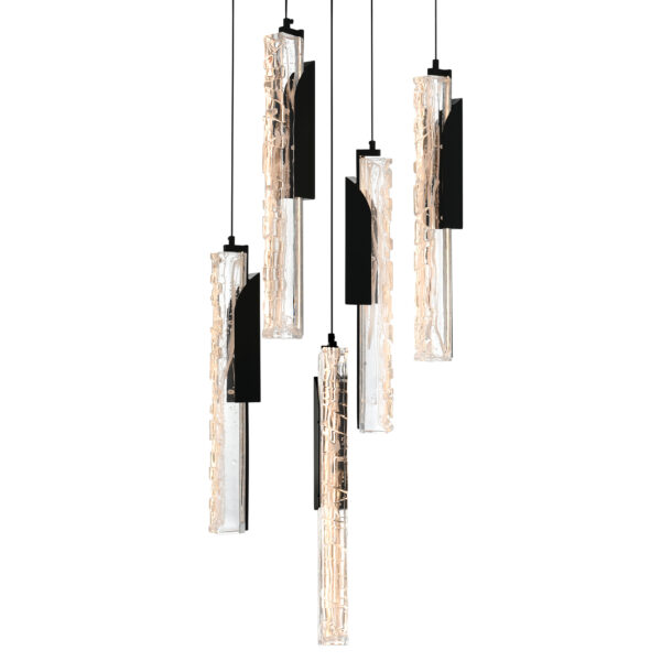 Valira Integrated LED Black Mini Pendant - Image 2