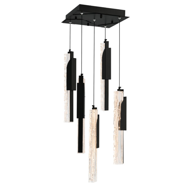 Valira Integrated LED Black Mini Pendant - Image 3