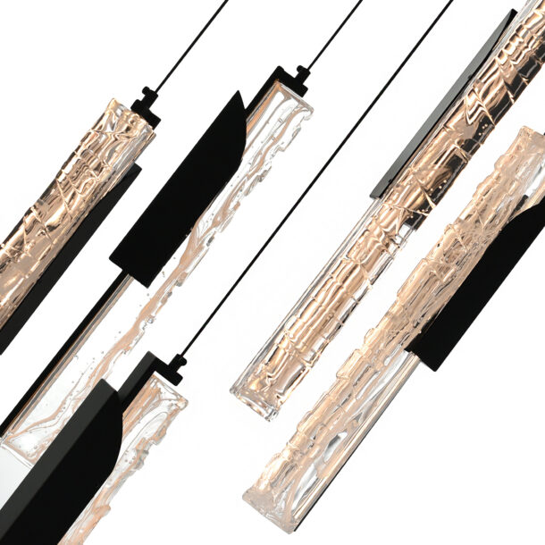 Valira Integrated LED Black Mini Pendant - Image 4