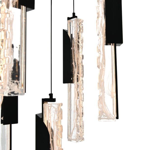 Valira Integrated LED Black Mini Pendant - Image 5