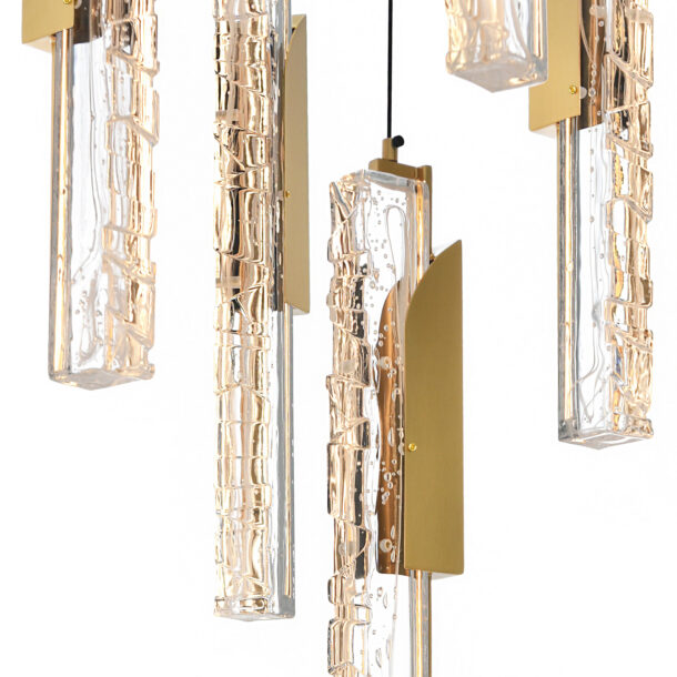 Valira Integrated LED Brass Mini Pendant - Image 4