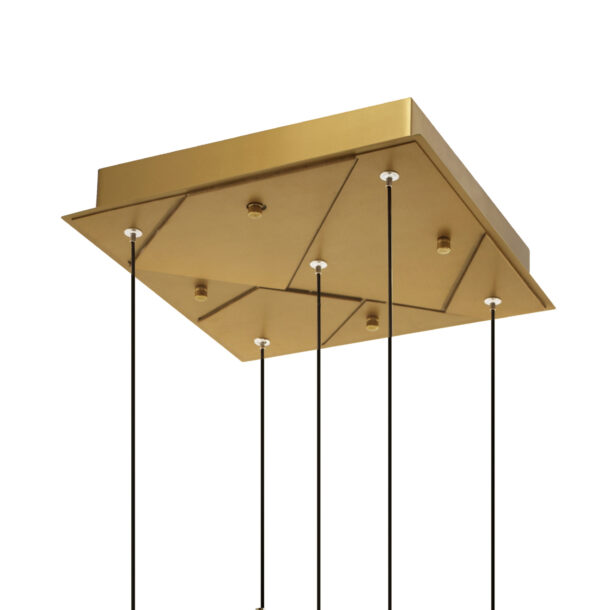 Valira Integrated LED Brass Mini Pendant - Image 6