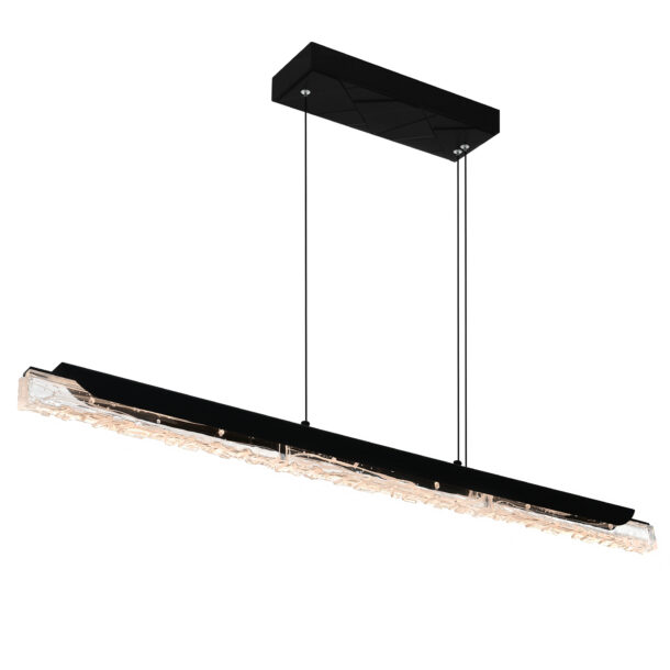 Valira Integrated LED Black Chandelier - Image 3