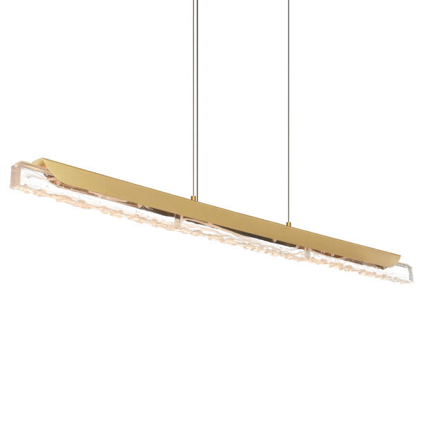Valira Integrated LED Brass Chandelier - Image 2