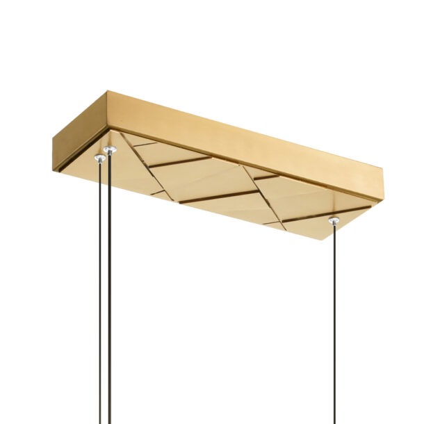 Valira Integrated LED Brass Chandelier - Image 6