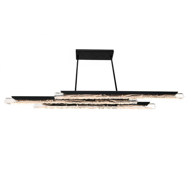 Valira Integrated LED Black Chandelier - Image 3