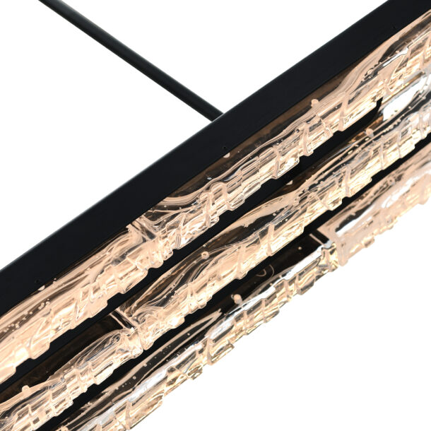 Valira Integrated LED Black Chandelier - Image 5