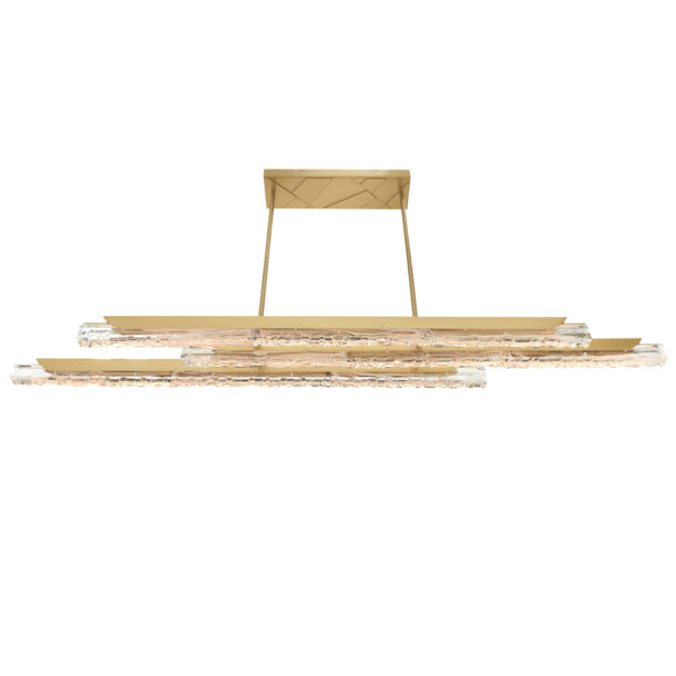 Valira Integrated LED Brass Chandelier - Image 3