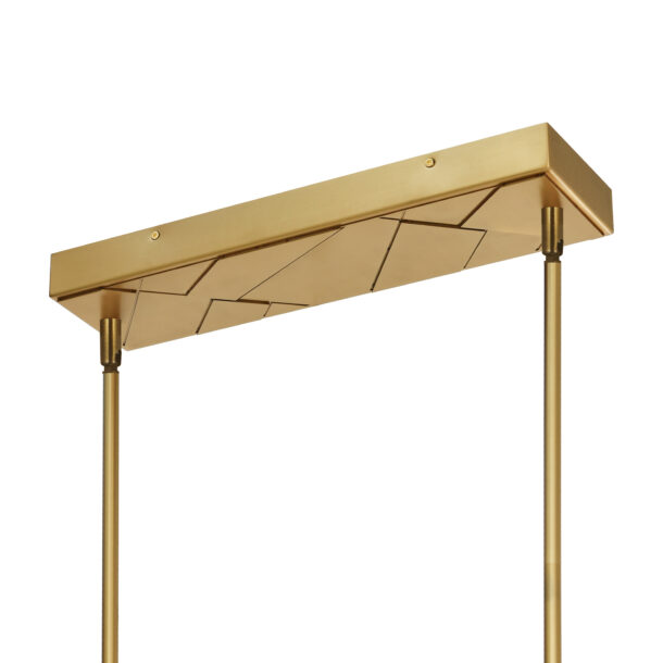 Valira Integrated LED Brass Chandelier - Image 6