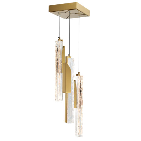 Valira Integrated LED Brass Mini Pendant