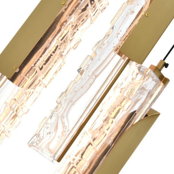 Valira Integrated LED Brass Mini Pendant - Image 3
