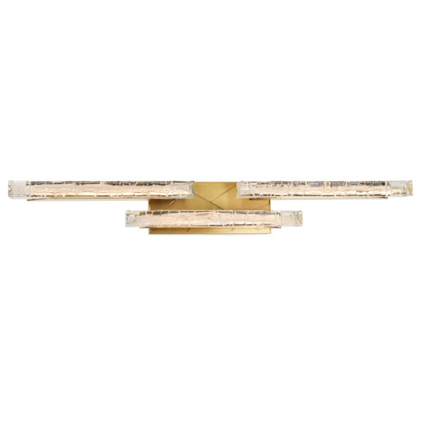 Valira Integrated LED Brass Vanity Light - Image 2