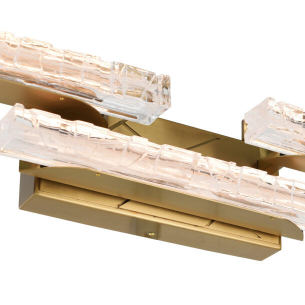 Valira Integrated LED Brass Vanity Light - Image 5