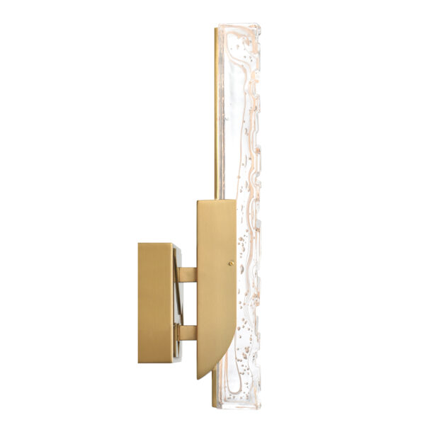 Valira Integrated LED Brass Wall Light - Image 3