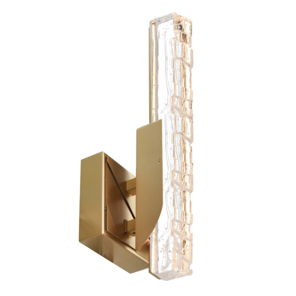 Valira Integrated LED Brass Wall Light - Image 4