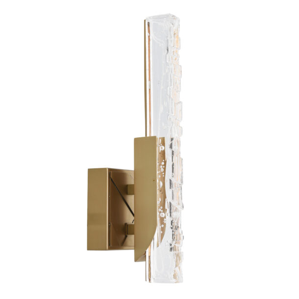 Valira Integrated LED Brass Wall Light - Image 5