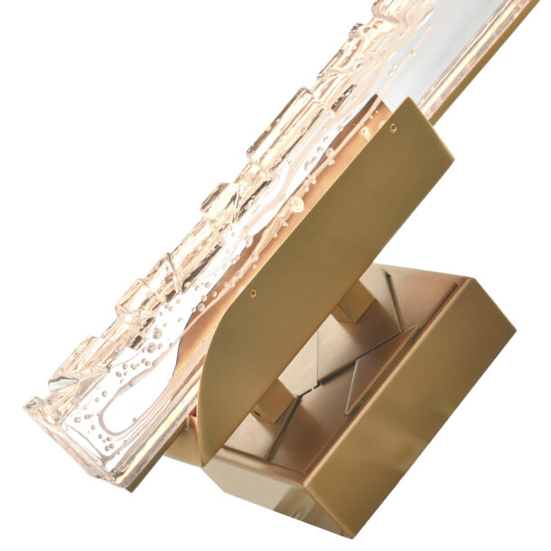 Valira Integrated LED Brass Wall Light - Image 6